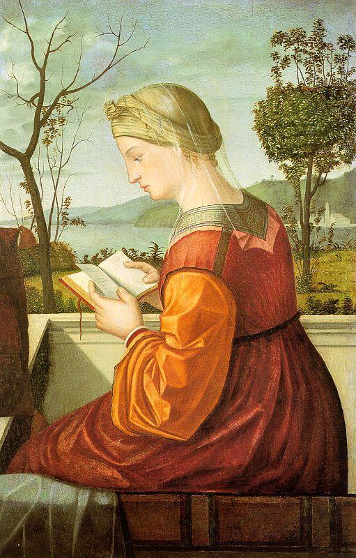 Vittore Carpaccio The Virgin Reading oil painting image